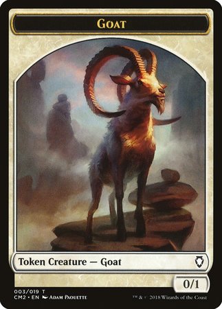Goat Token [Commander Anthology Volume II Tokens] | Dumpster Cat Games