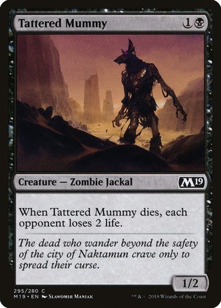 Tattered Mummy [Core Set 2019] | Dumpster Cat Games