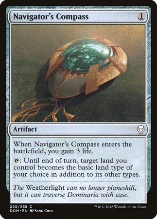 Navigator's Compass [Dominaria] | Dumpster Cat Games