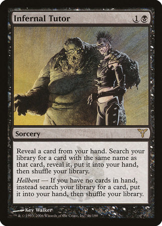 Infernal Tutor [Dissension] | Dumpster Cat Games