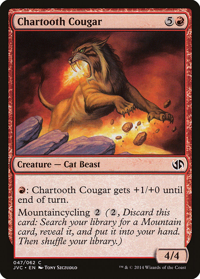 Chartooth Cougar [Duel Decks Anthology] | Dumpster Cat Games