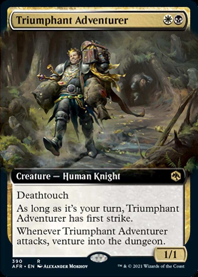 Triumphant Adventurer (Extended) [Dungeons & Dragons: Adventures in the Forgotten Realms] | Dumpster Cat Games