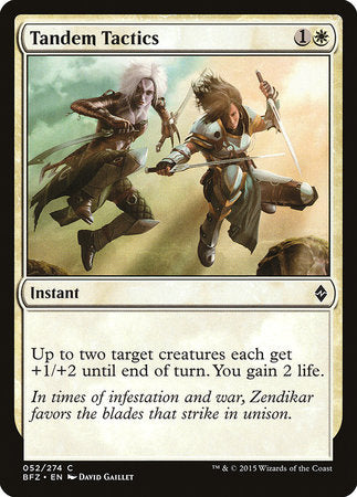 Tandem Tactics [Battle for Zendikar] | Dumpster Cat Games