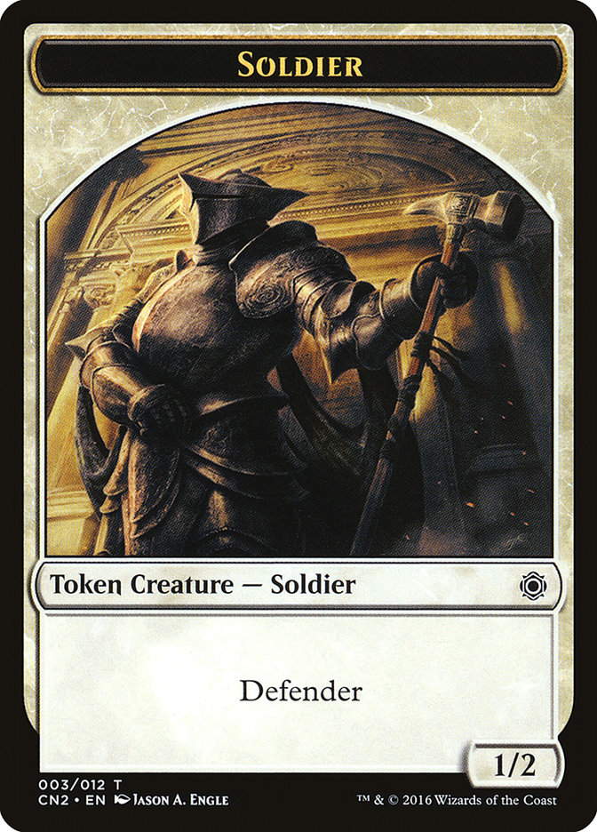 Soldier (003/012) [Conspiracy: Take the Crown Tokens] | Dumpster Cat Games