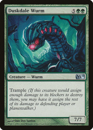 Duskdale Wurm [Magic 2011] | Dumpster Cat Games