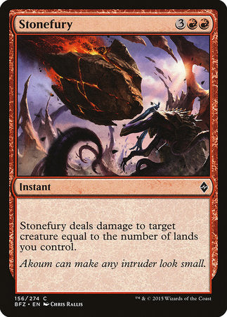 Stonefury [Battle for Zendikar] | Dumpster Cat Games