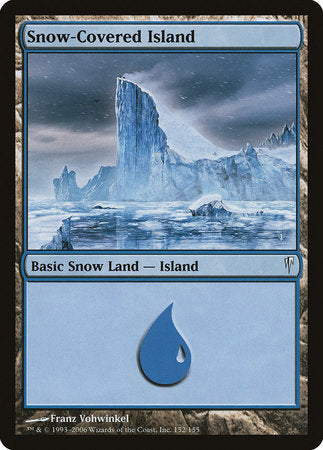Snow-Covered Island [Coldsnap] | Dumpster Cat Games