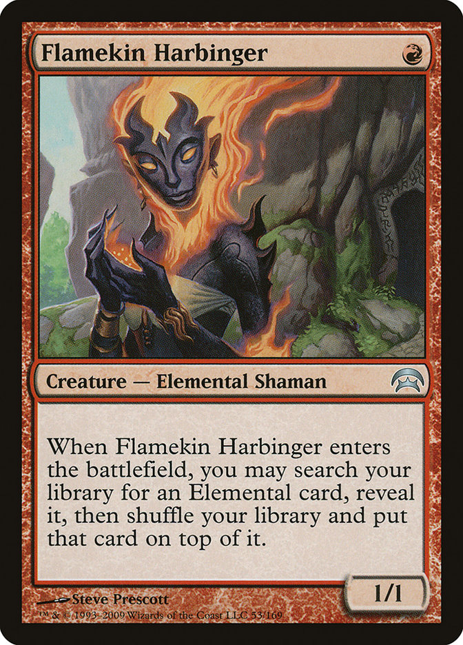 Flamekin Harbinger [Planechase] | Dumpster Cat Games