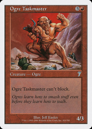 Ogre Taskmaster [Seventh Edition] | Dumpster Cat Games