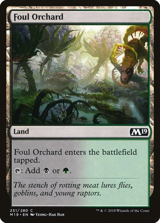 Foul Orchard [Core Set 2019] | Dumpster Cat Games