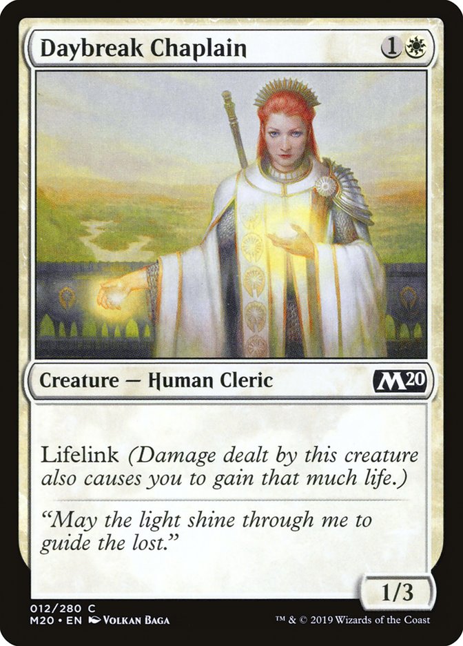 Daybreak Chaplain [Core Set 2020] | Dumpster Cat Games