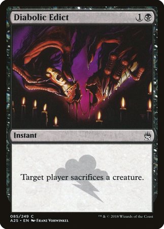 Diabolic Edict [Masters 25] | Dumpster Cat Games