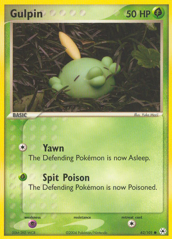 Gulpin (62/101) [EX: Hidden Legends] | Dumpster Cat Games