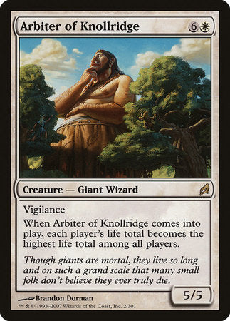 Arbiter of Knollridge [Lorwyn] | Dumpster Cat Games