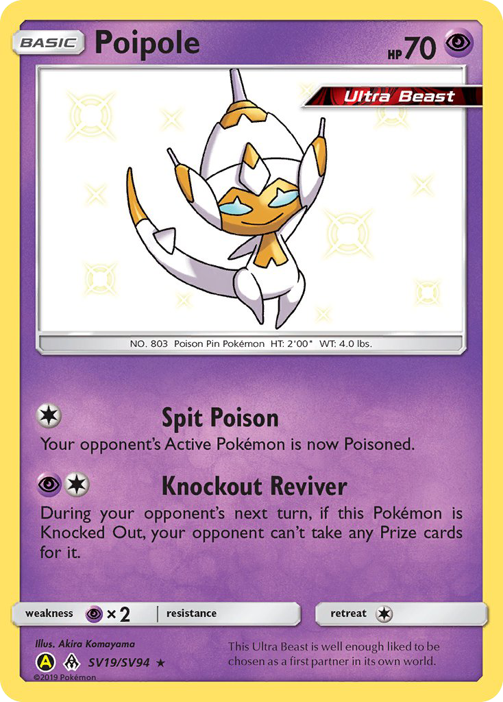 Poipole (SV19/SV94) [Sun & Moon: Hidden Fates - Shiny Vault] | Dumpster Cat Games