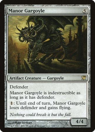 Manor Gargoyle [Innistrad] | Dumpster Cat Games