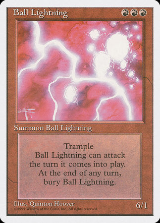 Ball Lightning [Fourth Edition] | Dumpster Cat Games