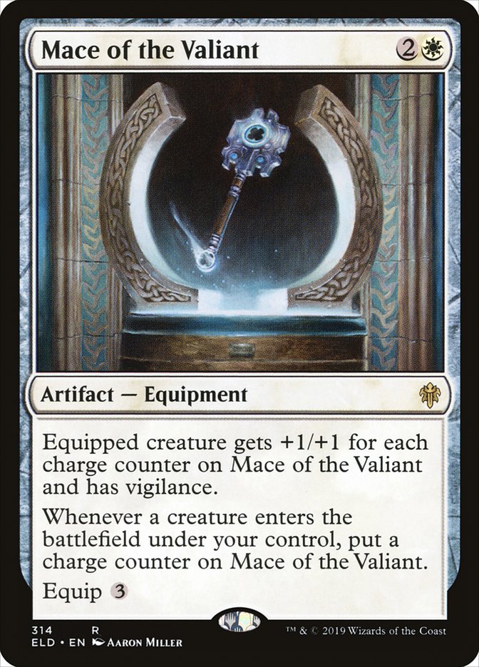 Mace of the Valiant [Throne of Eldraine] | Dumpster Cat Games