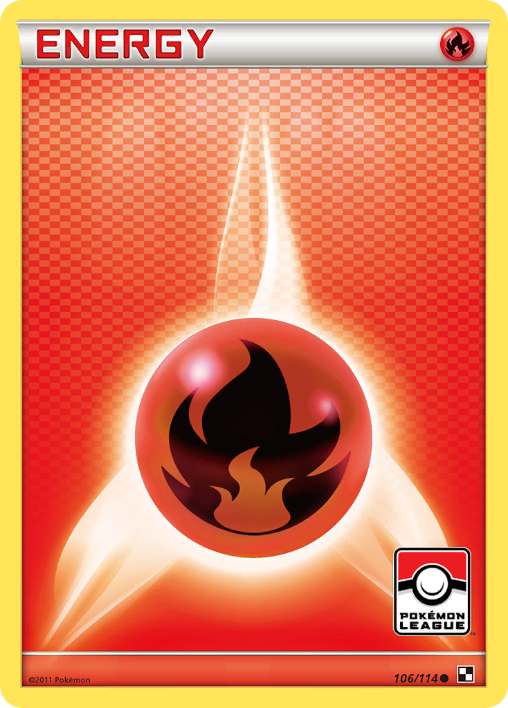 Fire Energy (106/114) [Black & White: Base Set] | Dumpster Cat Games