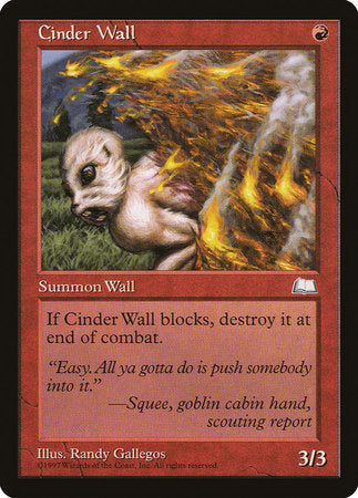 Cinder Wall [Weatherlight] | Dumpster Cat Games
