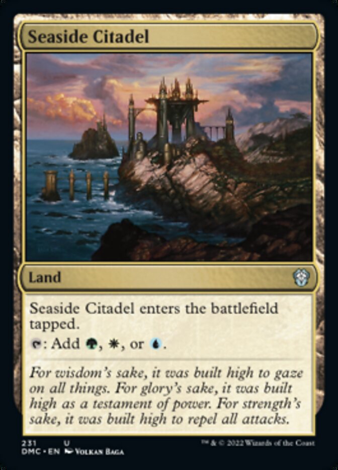 Seaside Citadel [Dominaria United Commander] | Dumpster Cat Games