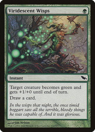 Viridescent Wisps [Shadowmoor] | Dumpster Cat Games