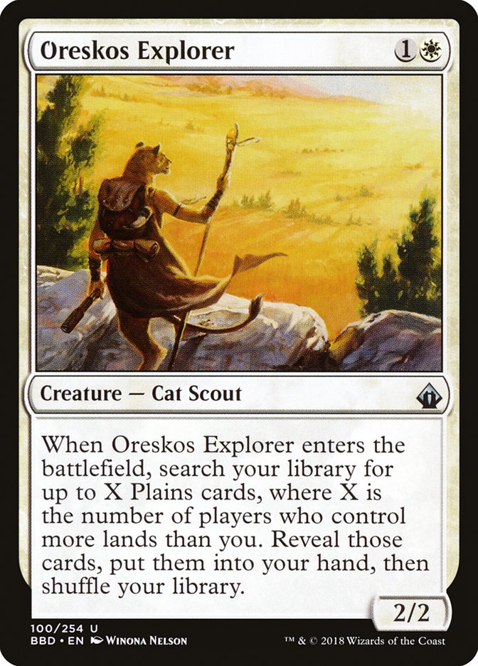 Oreskos Explorer [Battlebond] | Dumpster Cat Games