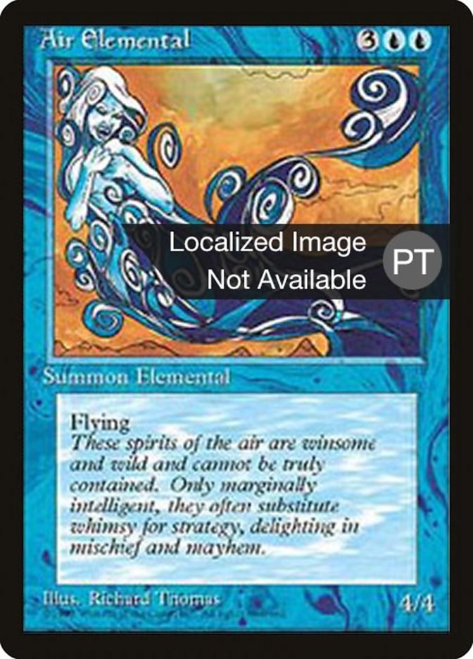 Air Elemental [Fourth Edition (Foreign Black Border)] | Dumpster Cat Games
