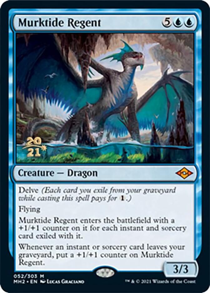 Murktide Regent [Modern Horizons 2 Prerelease Promos] | Dumpster Cat Games
