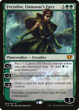 Freyalise, Llanowar's Fury [Commander 2014] | Dumpster Cat Games