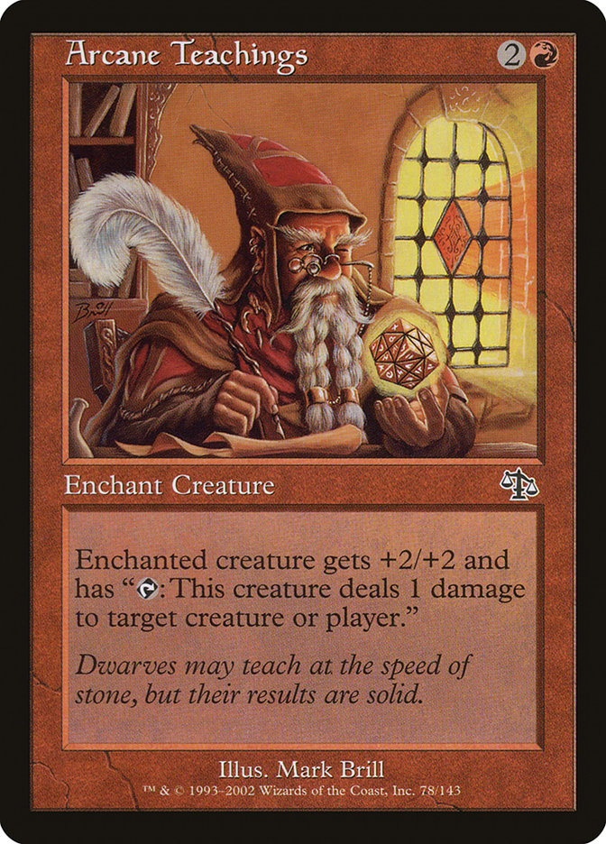 Arcane Teachings [Judgment] | Dumpster Cat Games
