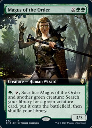 Magus of the Order (Extended Art) [Commander Legends] | Dumpster Cat Games