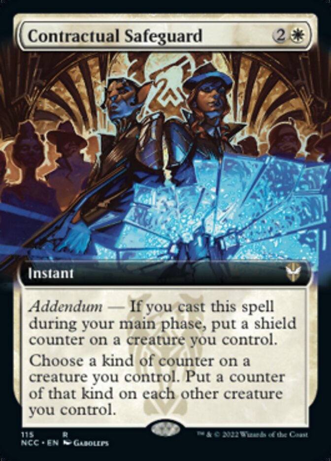 Contractual Safeguard (Extended Art) [Streets of New Capenna Commander] | Dumpster Cat Games