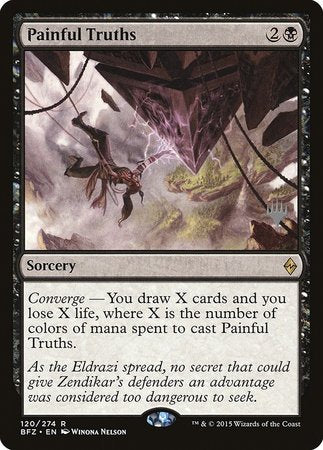 Painful Truths [Battle for Zendikar Promos] | Dumpster Cat Games