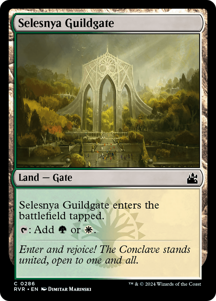 Selesnya Guildgate [Ravnica Remastered] | Dumpster Cat Games