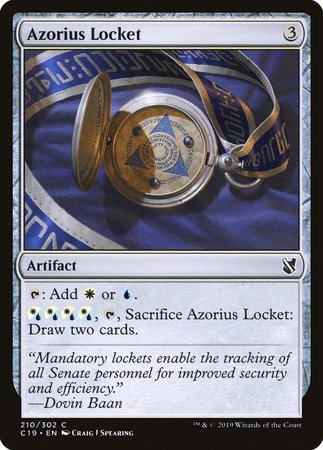 Azorius Locket [Commander 2019] | Dumpster Cat Games
