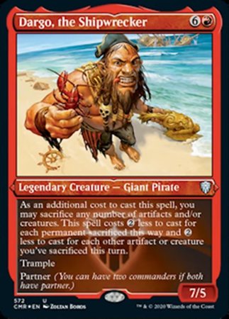 Dargo, the Shipwrecker (Foil Etched) [Commander Legends] | Dumpster Cat Games