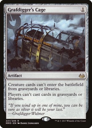 Grafdigger's Cage [Modern Masters 2017] | Dumpster Cat Games