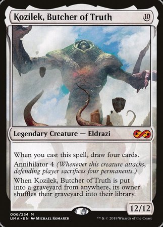 Kozilek, Butcher of Truth [Ultimate Masters] | Dumpster Cat Games