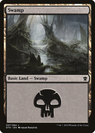 Swamp (257) [Dragons of Tarkir] | Dumpster Cat Games