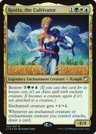 Kestia, the Cultivator [Commander 2018] | Dumpster Cat Games