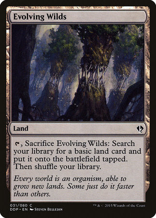 Evolving Wilds [Duel Decks: Zendikar vs. Eldrazi] | Dumpster Cat Games