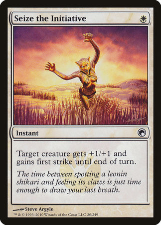 Seize the Initiative [Scars of Mirrodin] | Dumpster Cat Games