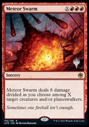 Meteor Swarm (Promo Pack) [Dungeons & Dragons: Adventures in the Forgotten Realms Promos] | Dumpster Cat Games