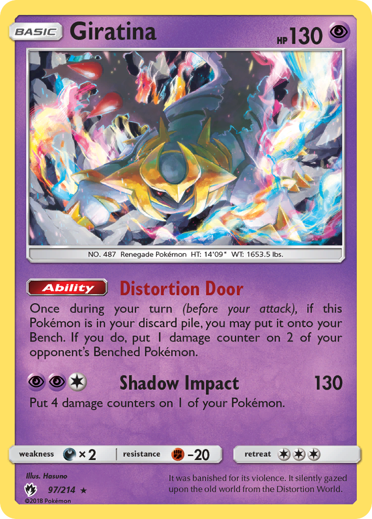 Giratina (97/214) [Sun & Moon: Lost Thunder] | Dumpster Cat Games