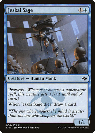 Jeskai Sage [Fate Reforged] | Dumpster Cat Games