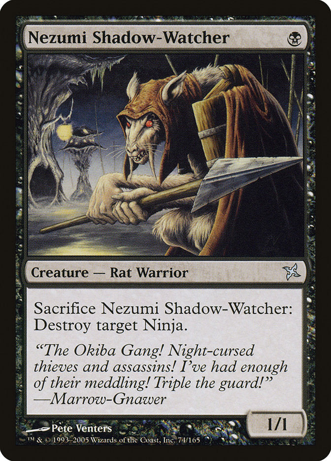 Nezumi Shadow-Watcher [Betrayers of Kamigawa] | Dumpster Cat Games