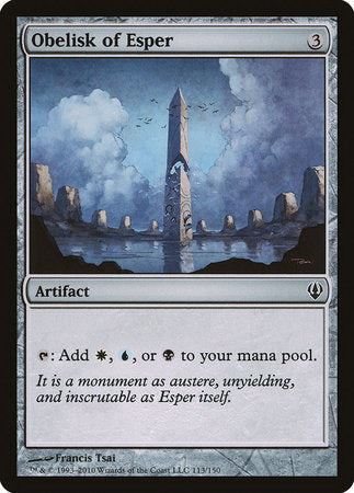 Obelisk of Esper [Archenemy] | Dumpster Cat Games