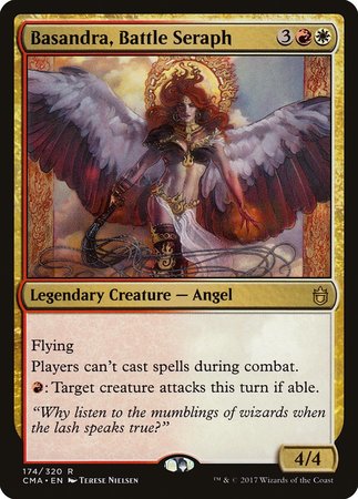 Basandra, Battle Seraph [Commander Anthology] | Dumpster Cat Games