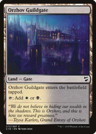 Orzhov Guildgate [Commander 2018] | Dumpster Cat Games